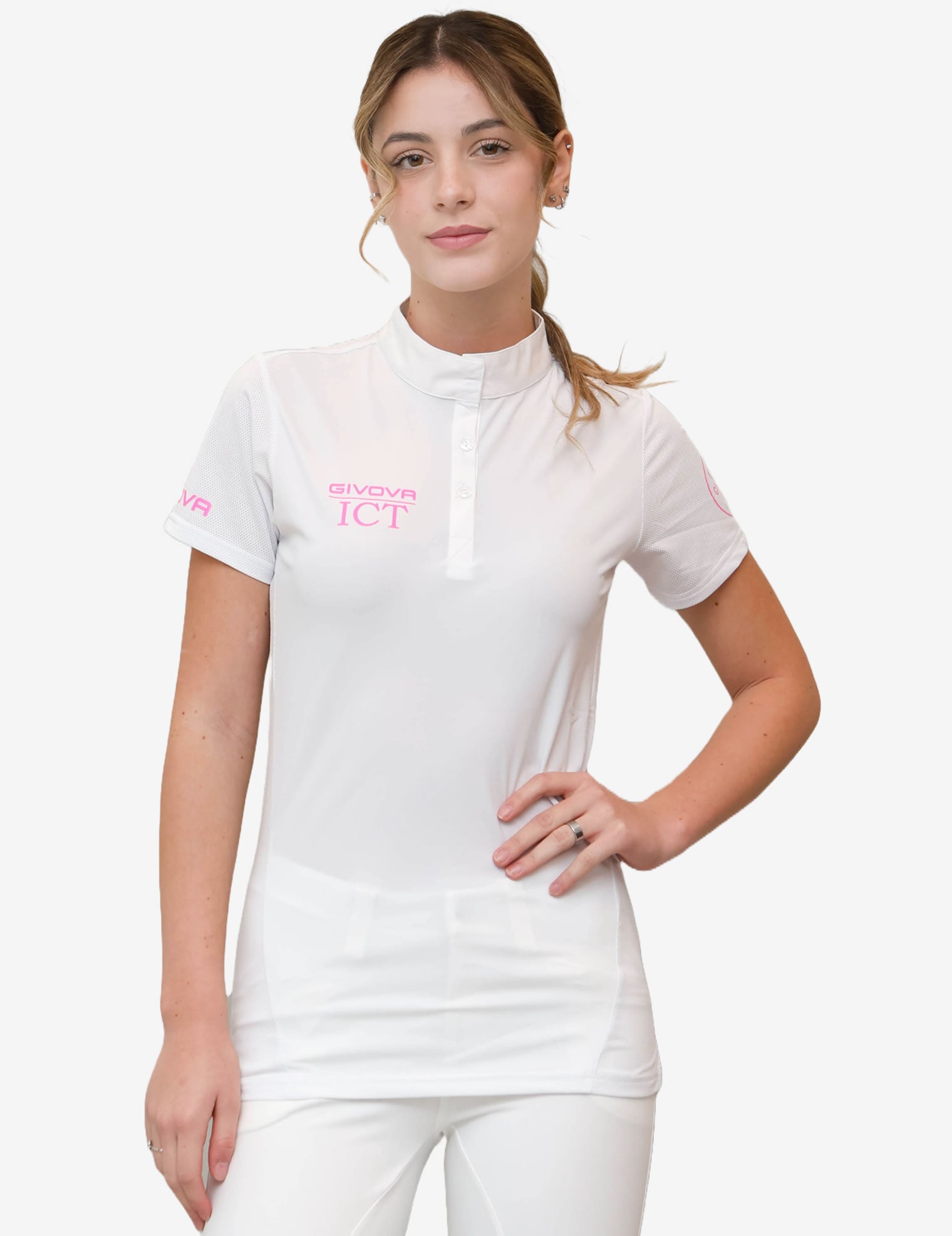 Polo Equitazione logo Rosa