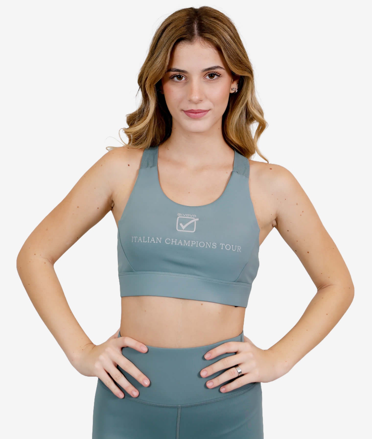 Top Basic Verde Petrolio