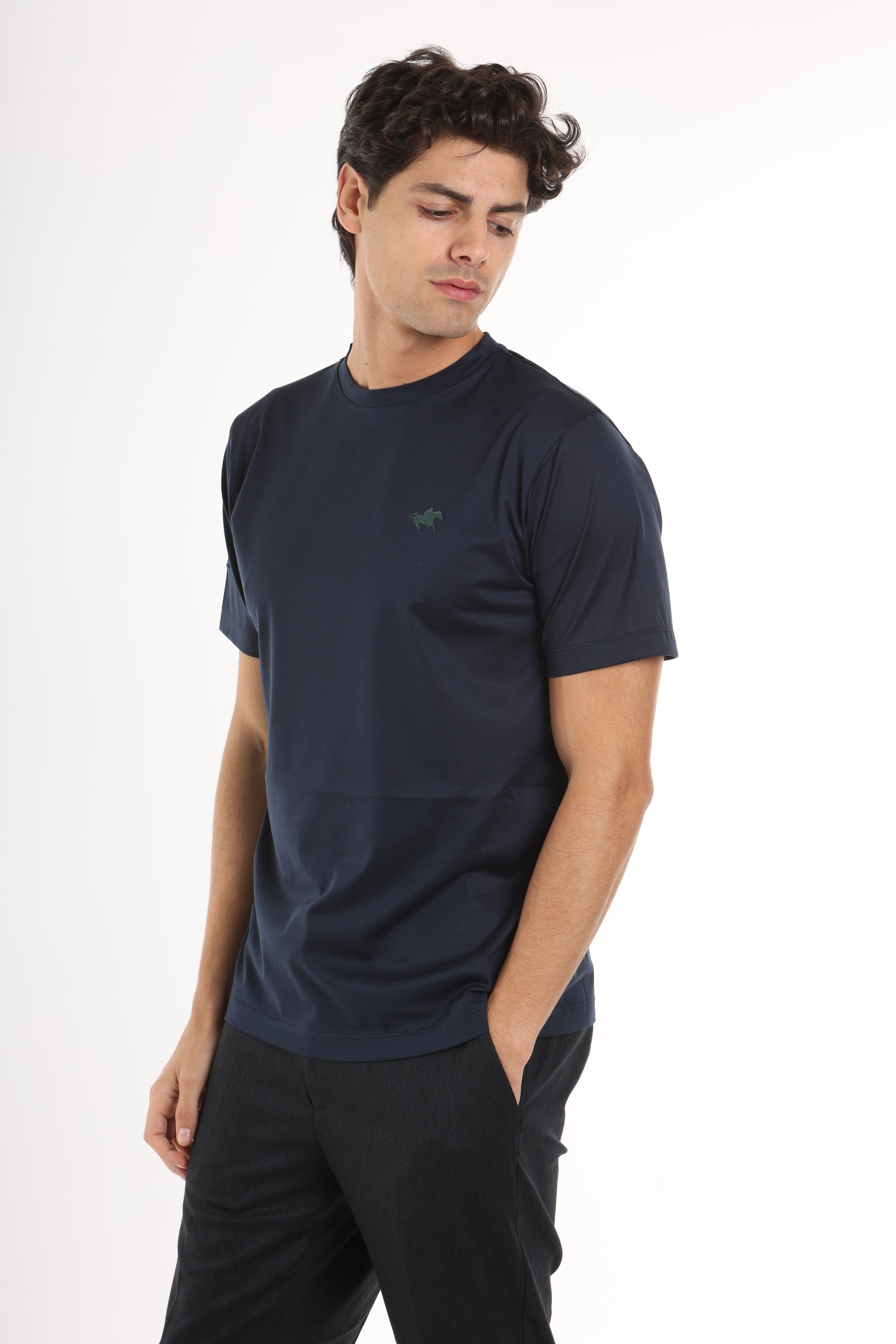 T-Shirt stampata Blu Navy - Collezione Acquaviva
