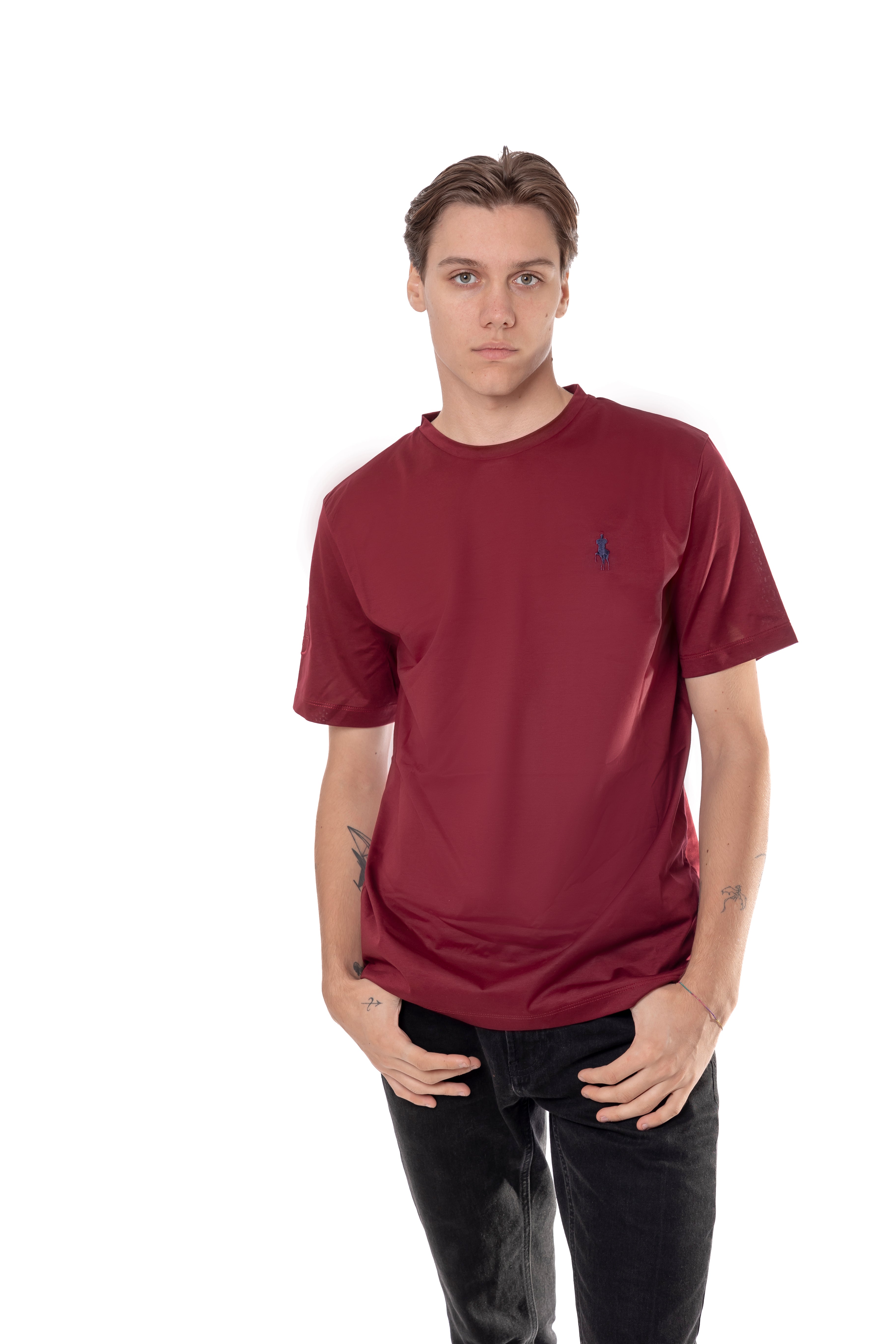 T-shirt stampata Bordeaux - Collezione Pompei