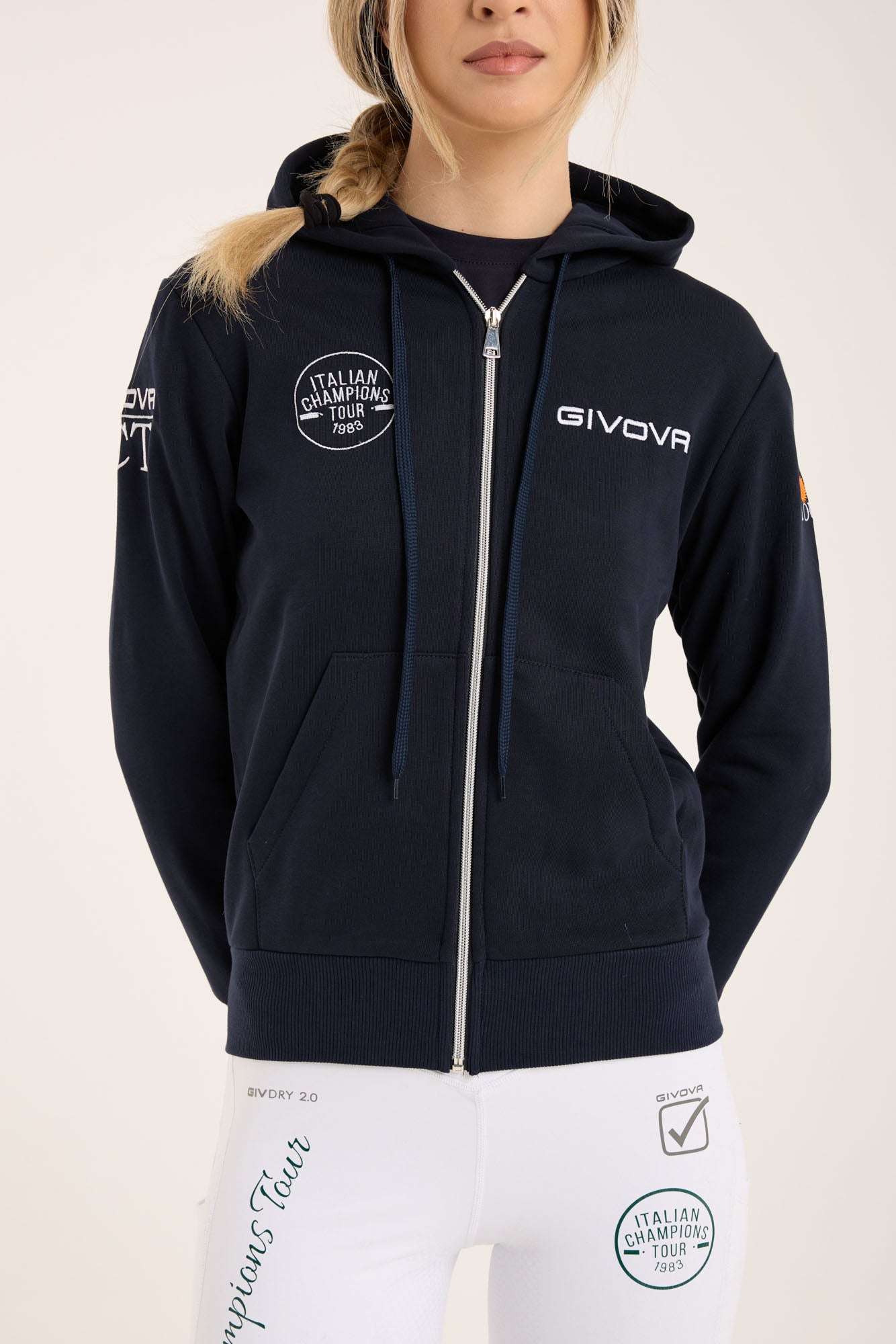 Felpa Donna Zip Hoodie ICT Toscana Tour 2026 – Edizione Limitata