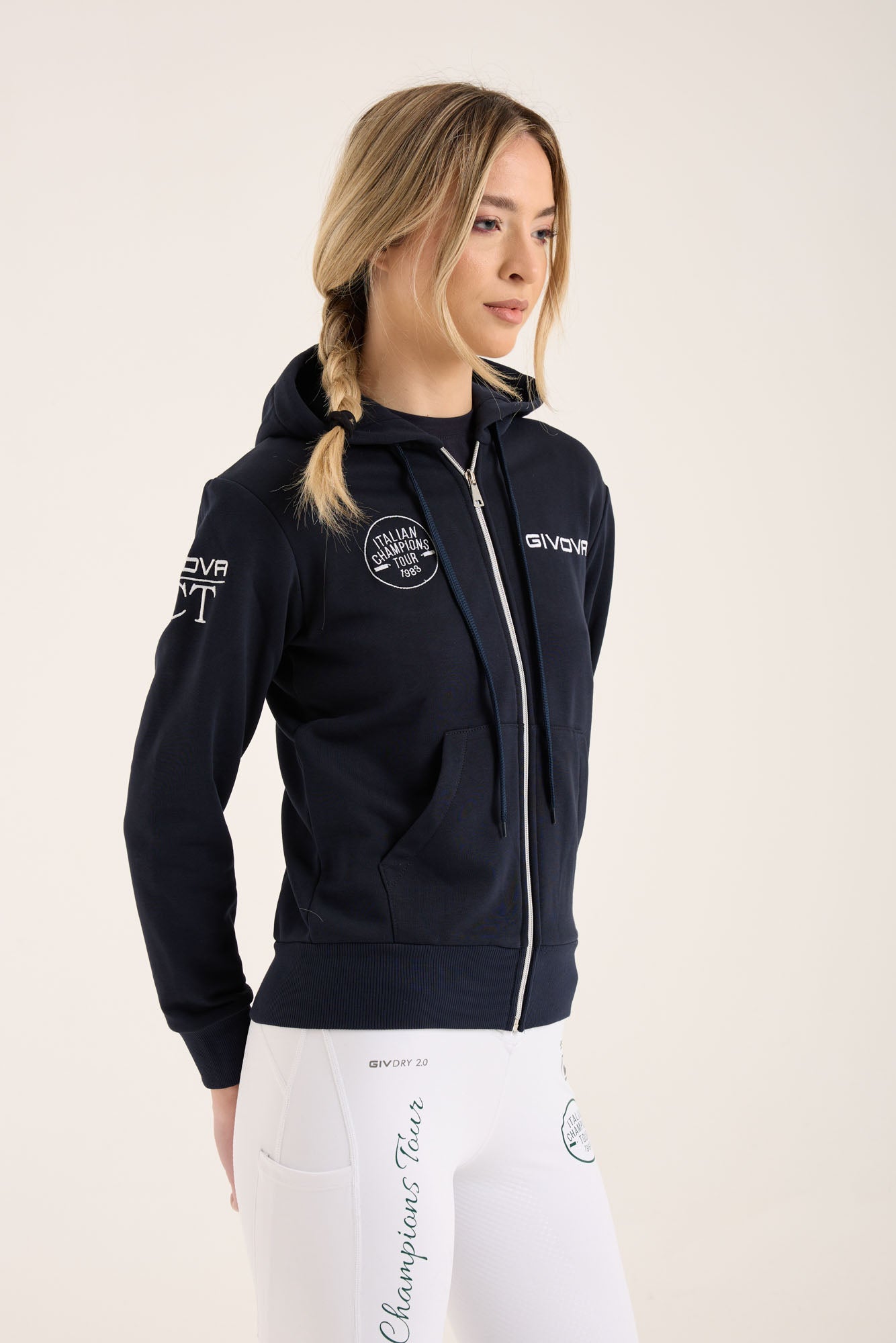 Felpa Donna Zip Hoodie ICT Toscana Tour 2026 – Edizione Limitata