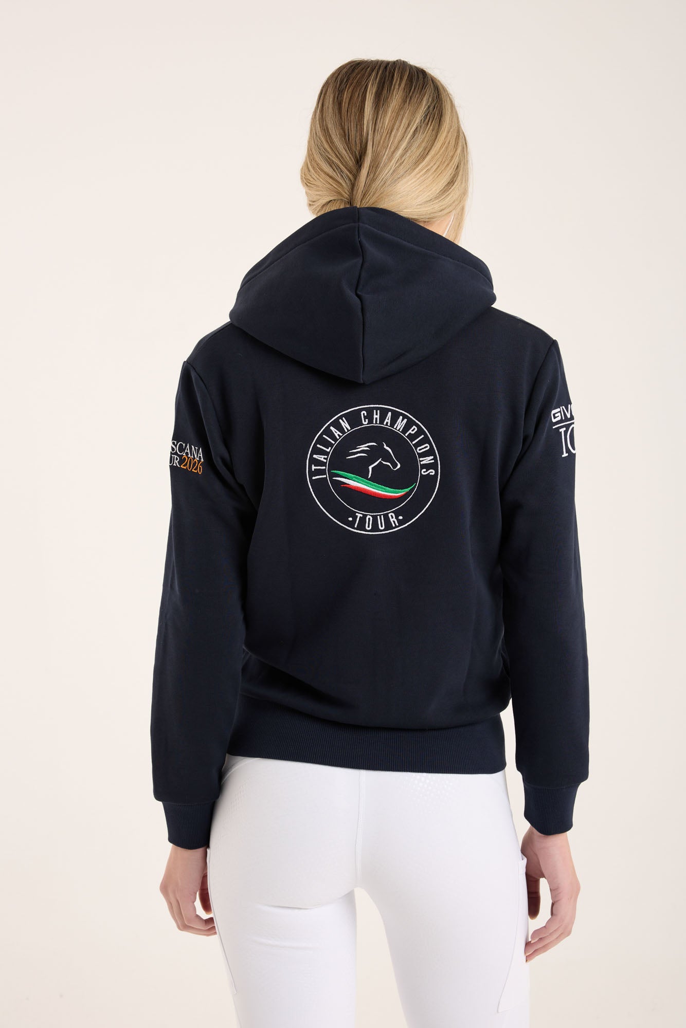 Felpa Donna Zip Hoodie ICT Toscana Tour 2026 – Edizione Limitata