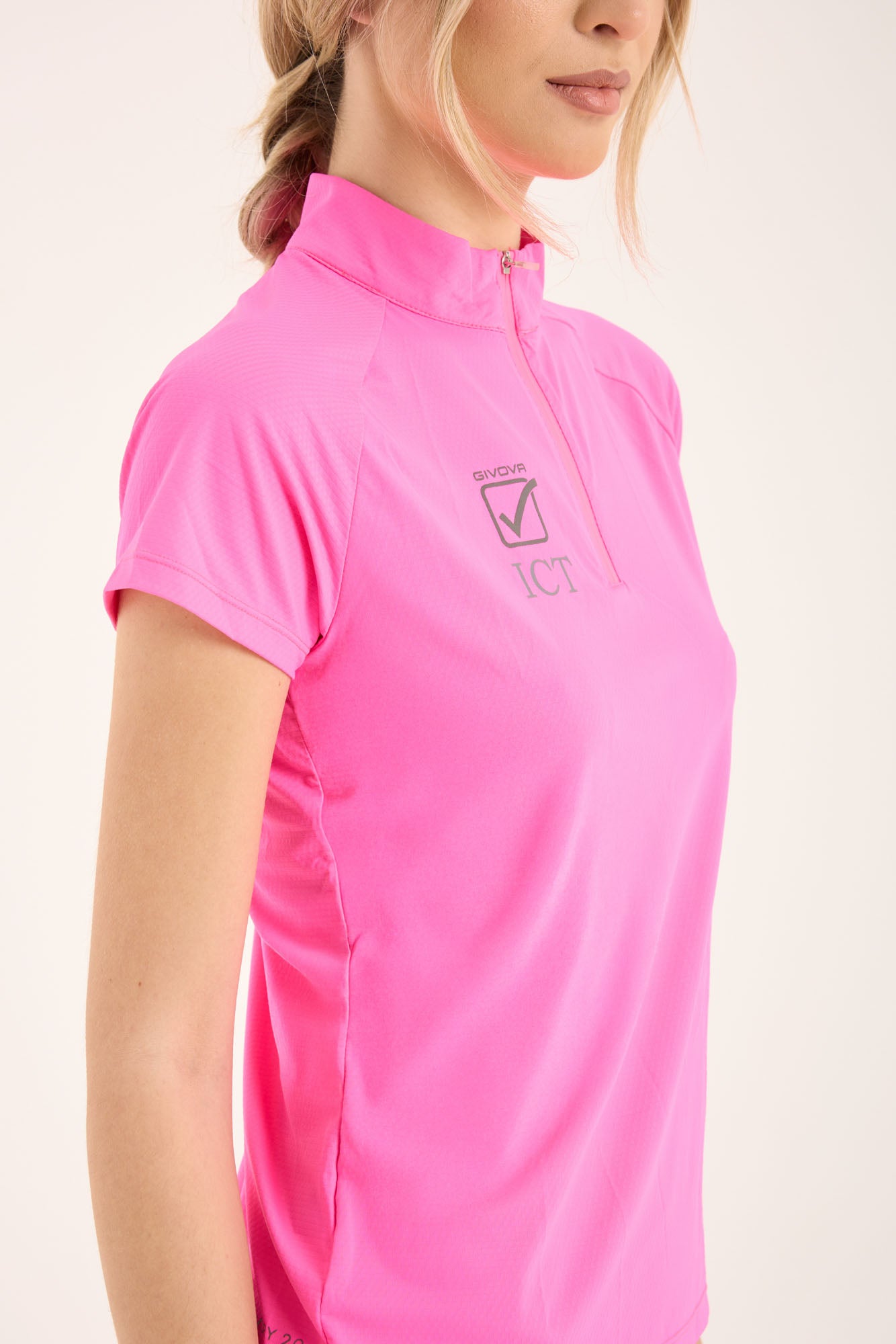 Polo Tecnica Donna Second Skin Zip